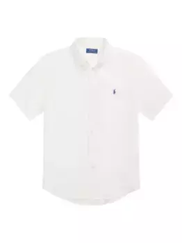 Льняная рубашка POLO RALPH LAUREN, белый