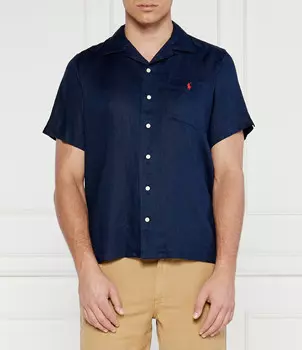 Льняная рубашка POLO RALPH LAUREN CLADY Classic fit, темно-синий