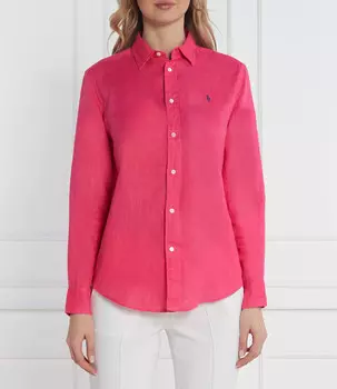 Льняная рубашка POLO RALPH LAUREN Relaxed fit, роза