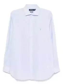Льняная рубашка POLO RALPH LAUREN, синий