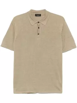 Льняная рубашка поло Roberto Collina, нейтральный