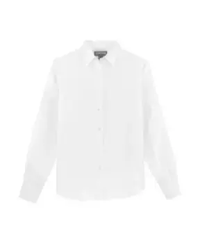 Льняная рубашка помадного фасона Vilebrequin, белый