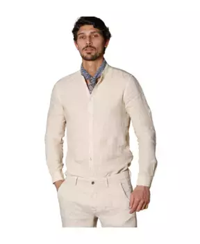 Льняная рубашка Порту Mason'S, бежевый