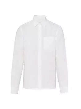 Льняная рубашка Prada, белый