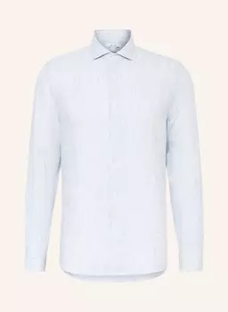 Льняная рубашка рубан стандартного кроя Reiss, белый