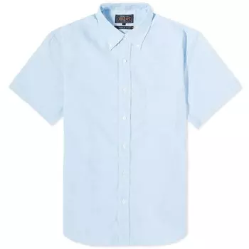 Льняная рубашка с коротким рукавом Beams Plus BD COOLMAX