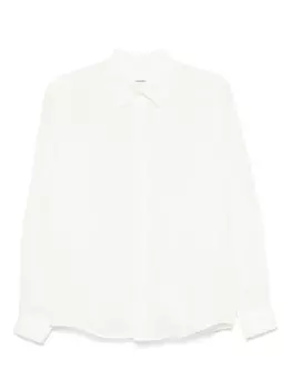 Льняная рубашка SANDRO, белый