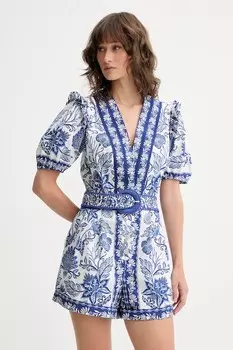 Льняная рубашка Sisley, зеленый