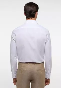 Льняная рубашка SLIM FIT ETERNA, цвет Wei Standardrmellnge