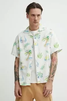 Льняная рубашка Solid, бежевый