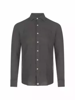 Льняная рубашка Sonrisa, зелёный