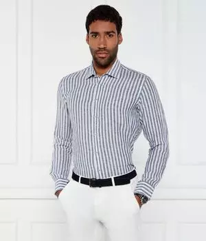 Льняная рубашка состояние мягкое Regular fit Sand Copenhagen, синий