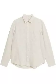 Льняная рубашка стандартного кроя ARKET