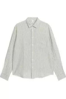 Льняная рубашка стандартного кроя ARKET