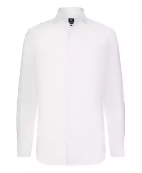 Льняная рубашка стандартного кроя Boggi Milano, белый