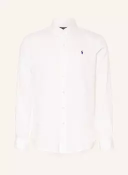 Льняная рубашка, стандартный крой Polo Ralph Lauren, белый