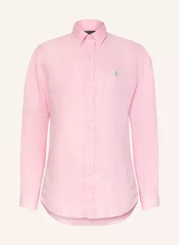 Льняная рубашка, стандартный крой Polo Ralph Lauren, розовый