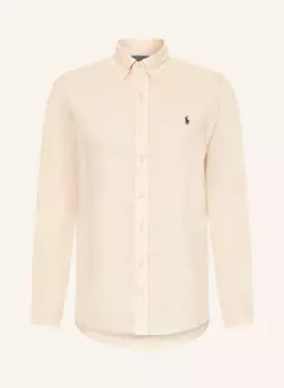 Льняная рубашка, стандартный крой Polo Ralph Lauren, коричневый