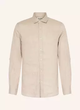Льняная рубашка, стандартный крой Scotch & Soda, бежевый