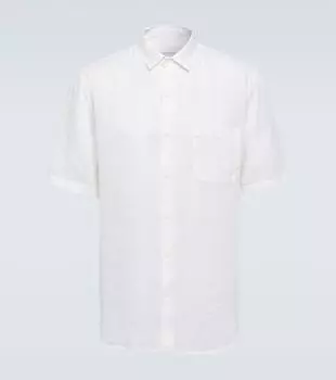 Льняная рубашка Sunspel, белый