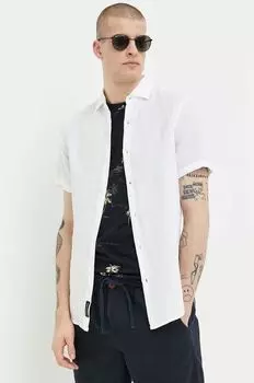 Льняная рубашка Superdry, белый