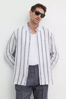 Льняная рубашка Tommy Hilfiger, белый