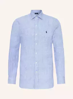 Льняная рубашка узкого кроя Polo Ralph Lauren, белый