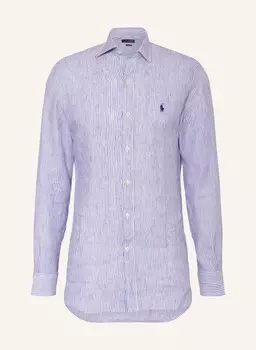 Льняная рубашка узкого кроя Polo Ralph Lauren, белый