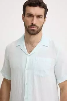 Льняная рубашка Vilebrequin, синий