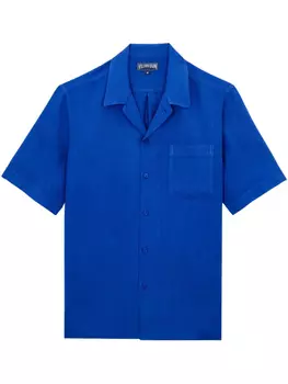 Льняная рубашка Vilebrequin, синий