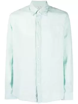 Льняная рубашка Woolrich, зеленый