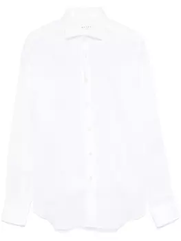 Льняная рубашка Xacus, белый