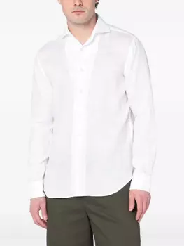 Льняная рубашка Xacus, белый