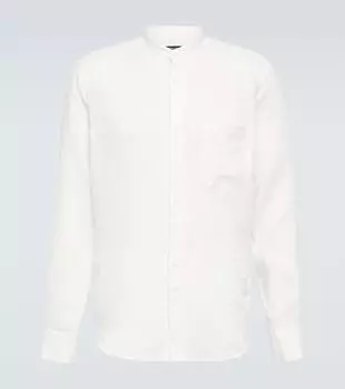 Льняная рубашка Zegna, белый