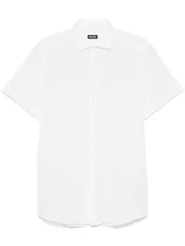 Льняная рубашка Zegna, белый
