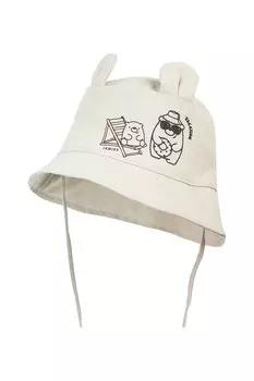 Льняная шапка для детей TADI Jamiks, серый