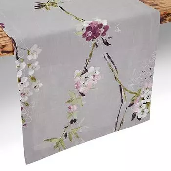 Льняная скамейка Positano, 16 x 90 дюймов Mode Living, цвет Gray