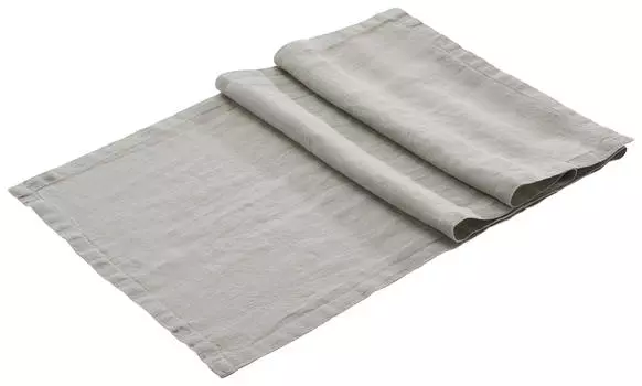 Льняная столица 40/150 см Ambiente, светло-серый