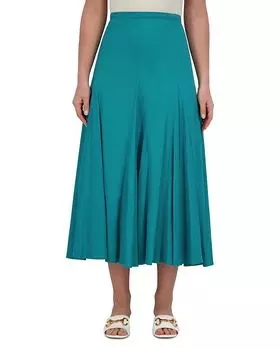 Льняная юбка-клеш Gore Point, синий