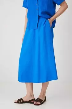 Льняная юбка Medicine, синий