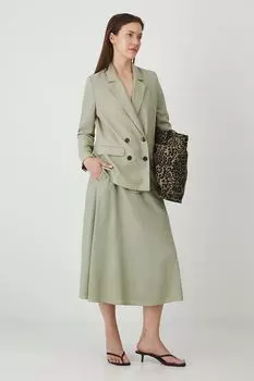 Льняная юбка Medicine, зеленый