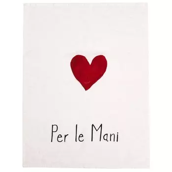 Льняное кухонное полотенце с принтом Stonewashed - для рук Simple Day