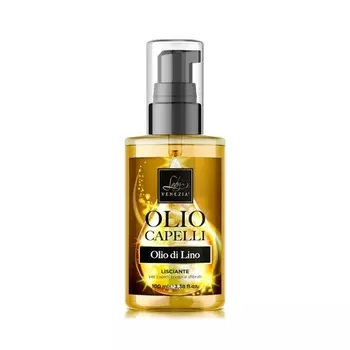 Льняное масло Lady Venezia для ухода за волосами 100 мл - Разглаживающее масло