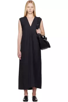 Льняное миди-платье Lise Studio Nicholson, цвет darkest navy