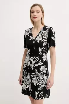 Льняное платье Answear.Lab, черный