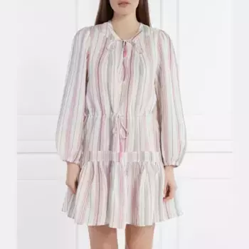 Льняное платье Дебби Pepe Jeans London, белый