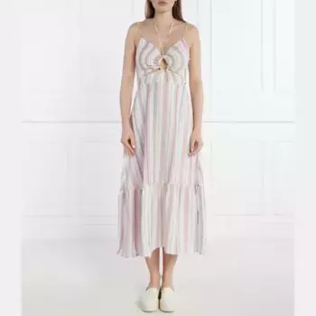 Льняное платье Диана Pepe Jeans London, белый