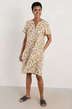 Льняное платье Foreshore трапециевидного кроя Seasalt Cornwall