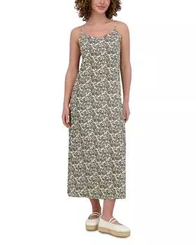 Льняное платье-футляр A Line Slip Dress Point, мультиколор