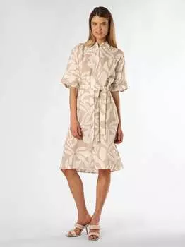 Льняное платье Gant, бежевый